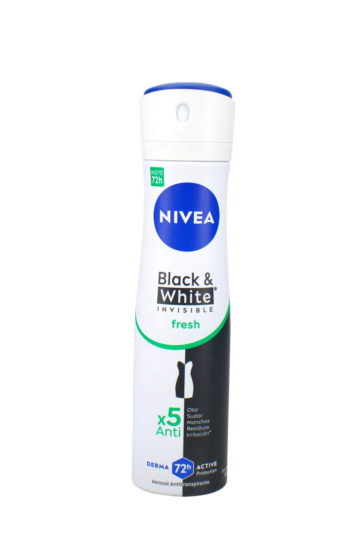 NIVEA DEO SPRAY BLACK & WHITE INVISIBLE FRESH MUJER 150ML