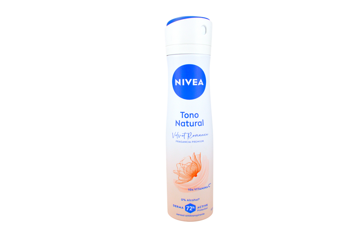 NIVEA DEO SPRAY TONO NATURAL VELVET ROMANCE 150 ML