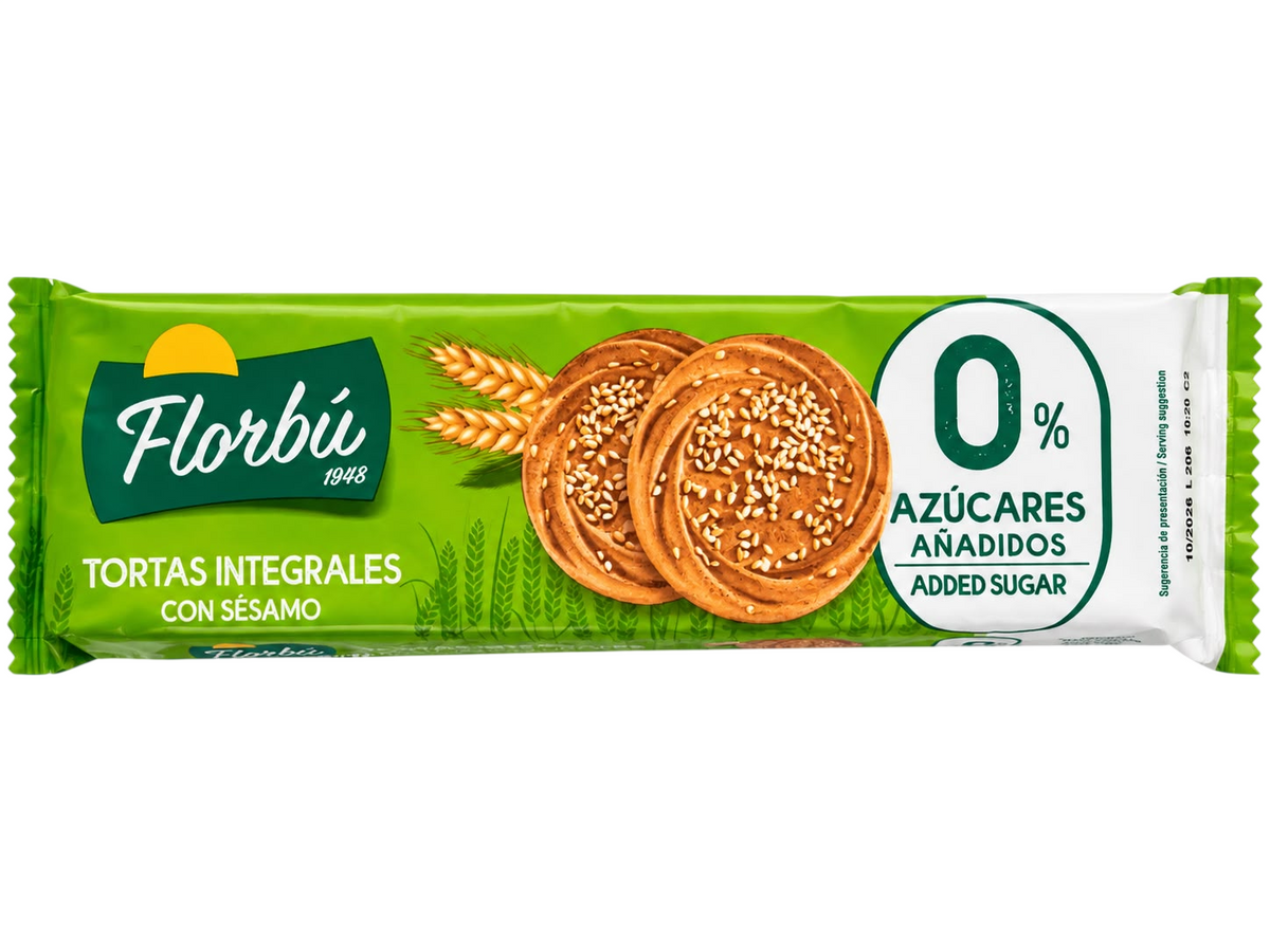 FLORBU TORTAS INTEGRALES SESAMO S/A 145 GRS