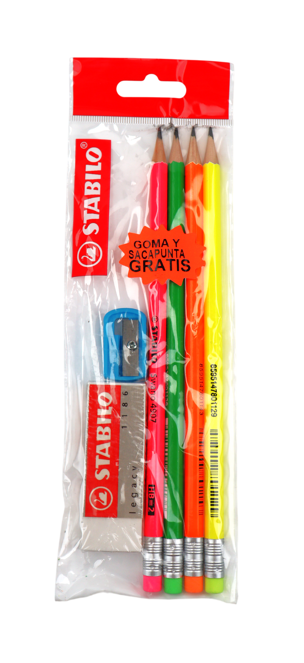 LAPIZ FLUOR. 4/1 GRATIS 1186+SACAP.