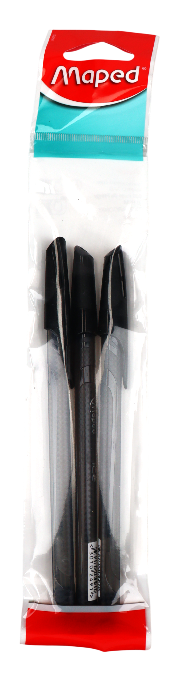 BOLIGRAFOS ICE NEGRO 3/1 BLISTER