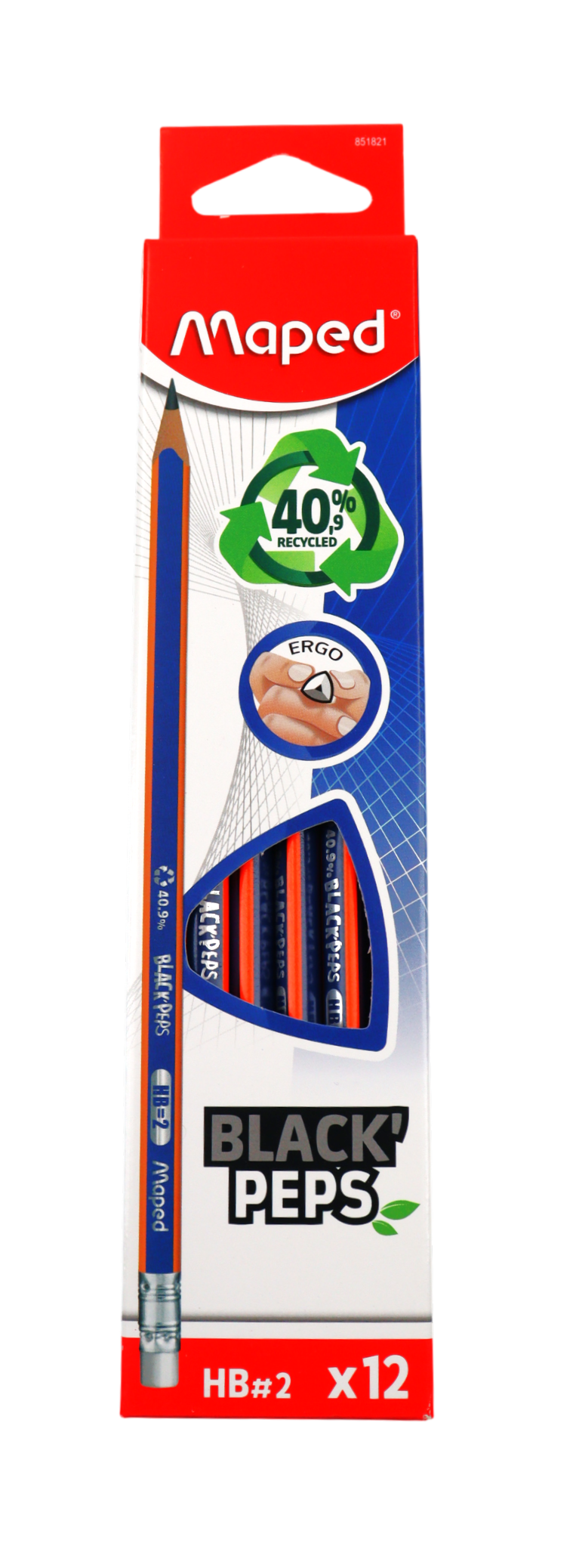LAPICES DE ESCRIBIR No.2HB 12/1  NAVY
