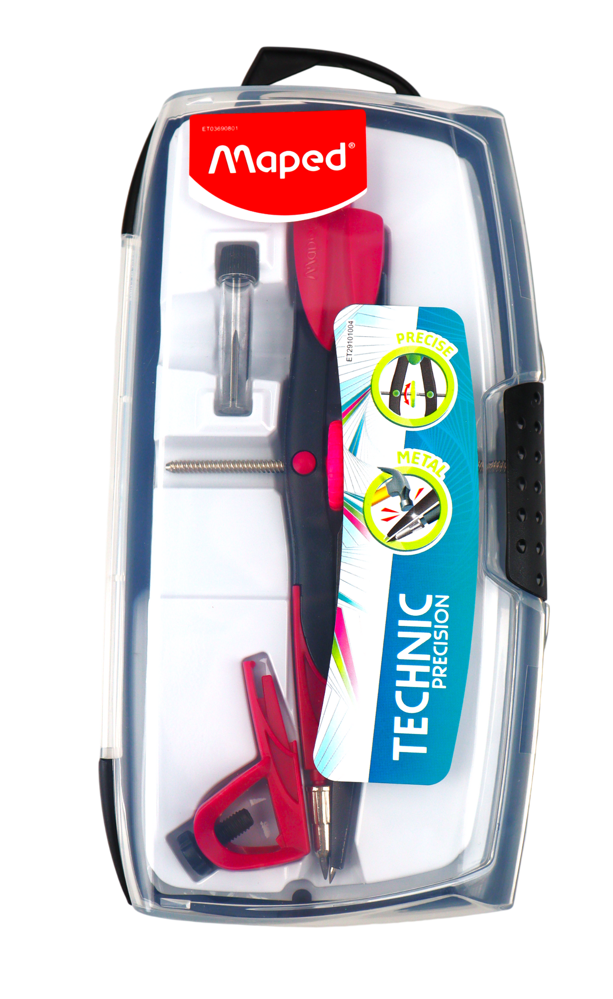 COMPAS C/ADAPTADOR 3pzs C/ESTUCHE PLASTICO BL