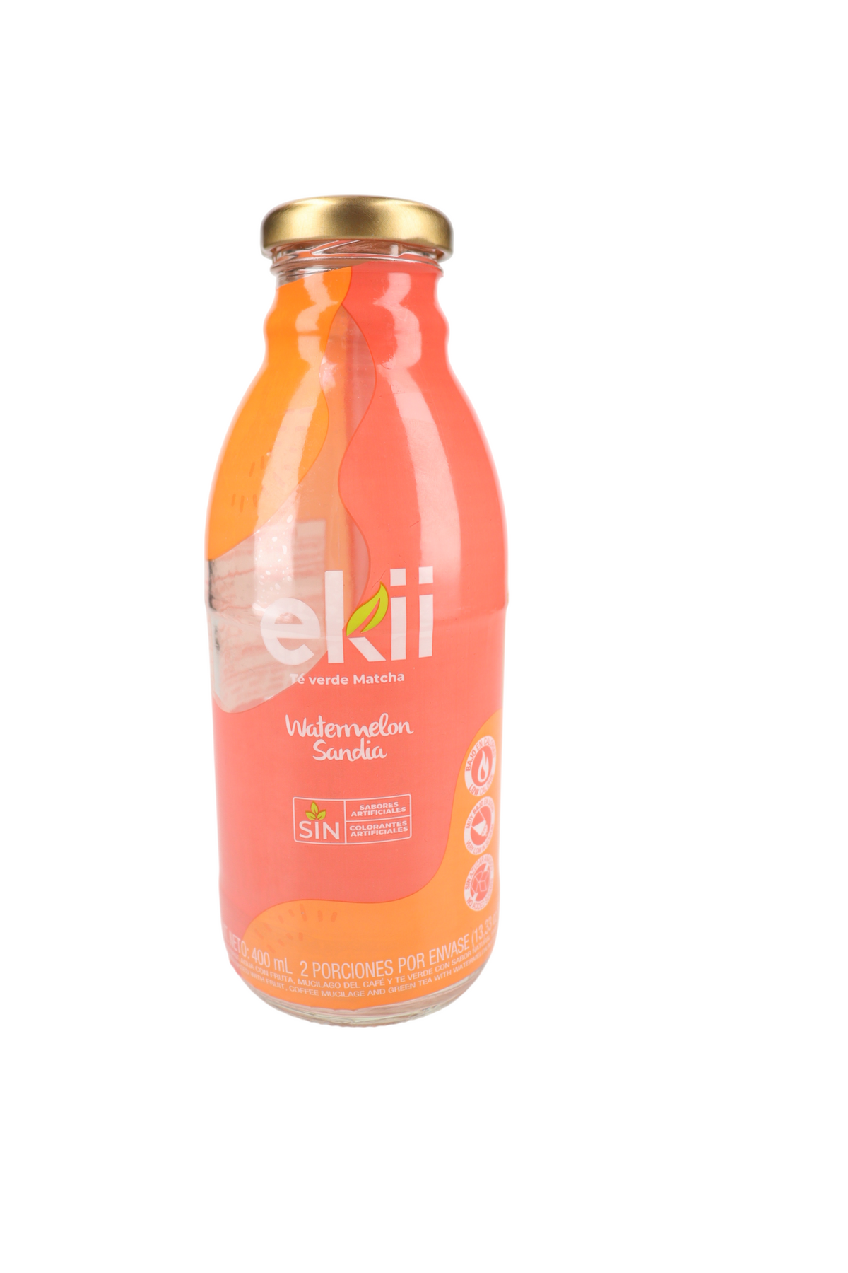 EKII TE VERDE MATCHA SABOR SANDIA 400 ML