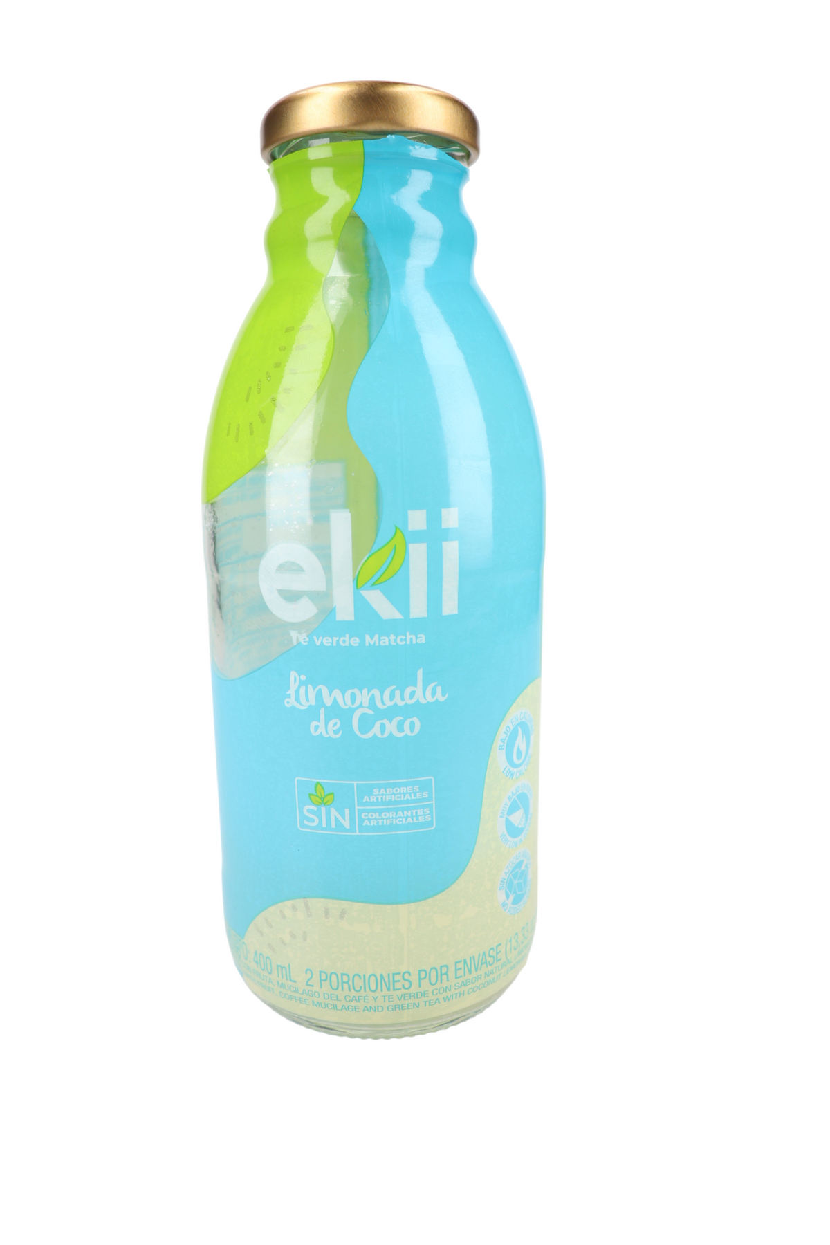 EKII TE VERDE MATCHA SABOR LIMONADA COCO 400 ML