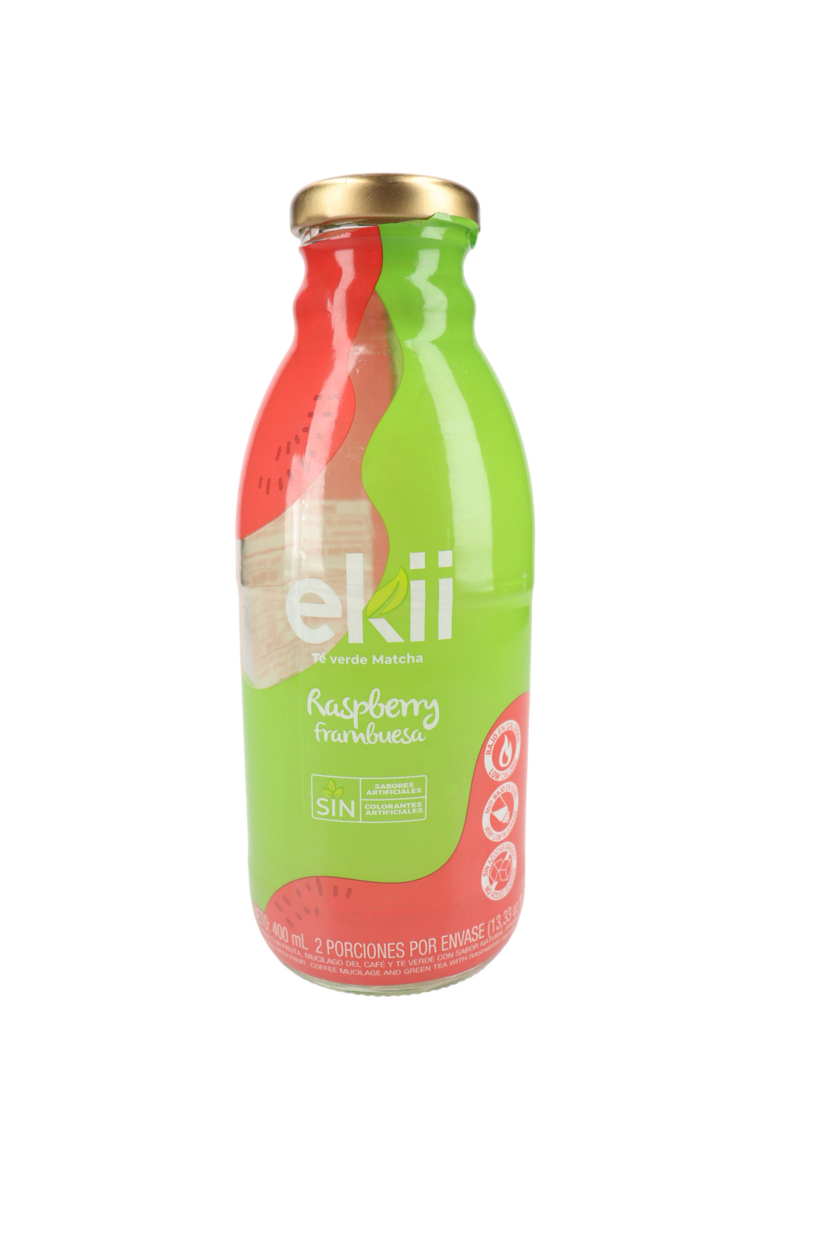EKII TE VERDE MATCHA SABOR FRAMBUESA 400 ML