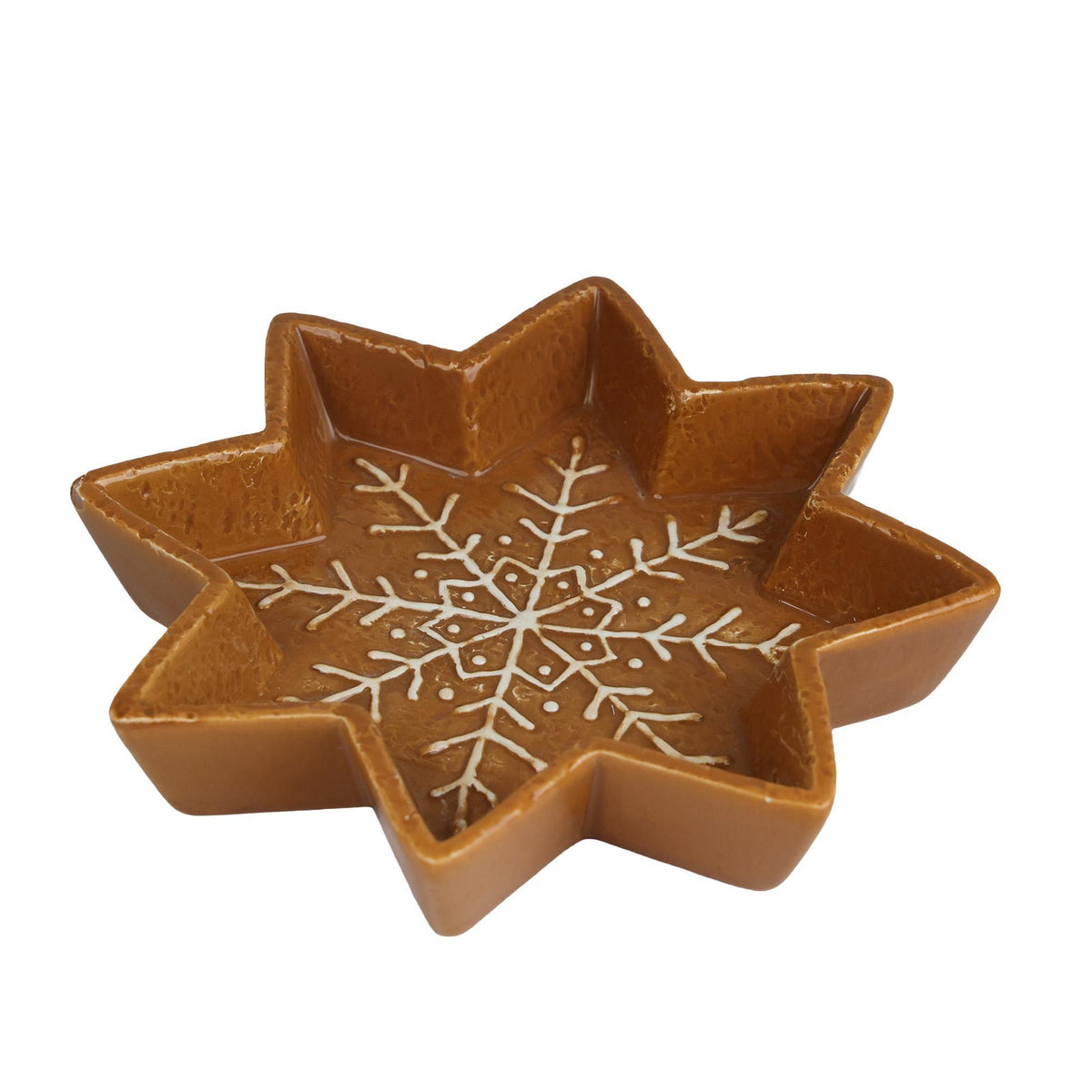 PLATO COPO DE NIEVE DECORATIVO