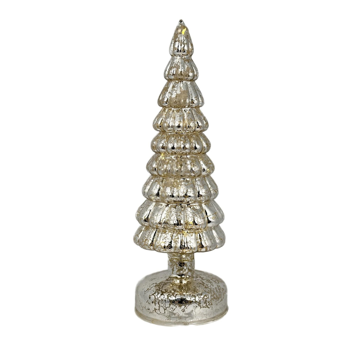 ARBOL DE VIDRIO CON LUZ 27.2CM