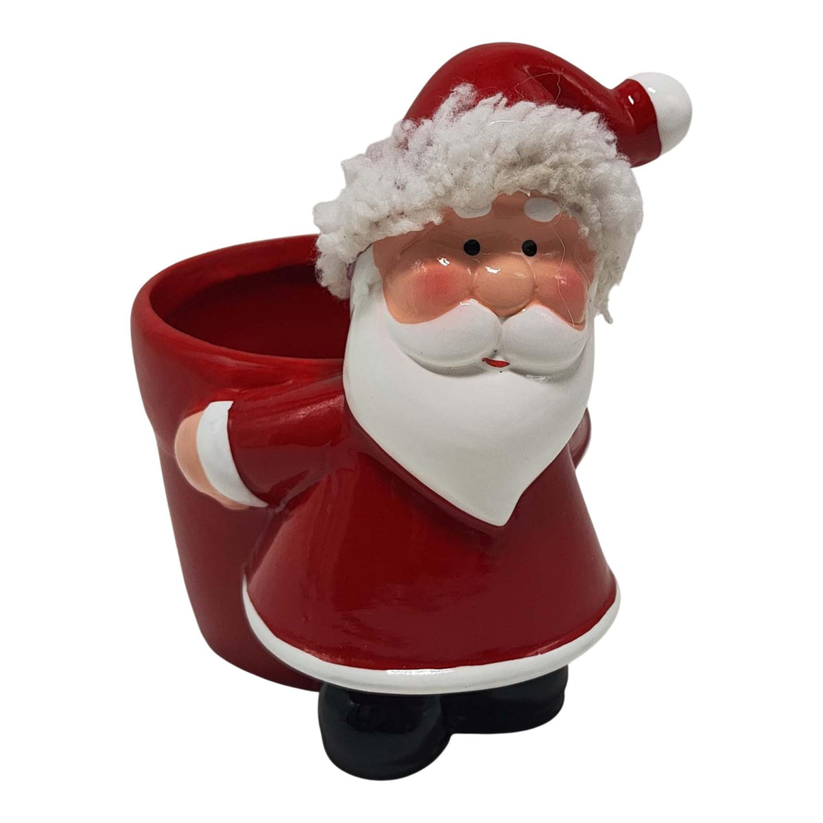 SANTA POTE C/LUZ 9.8X7.2X10.5