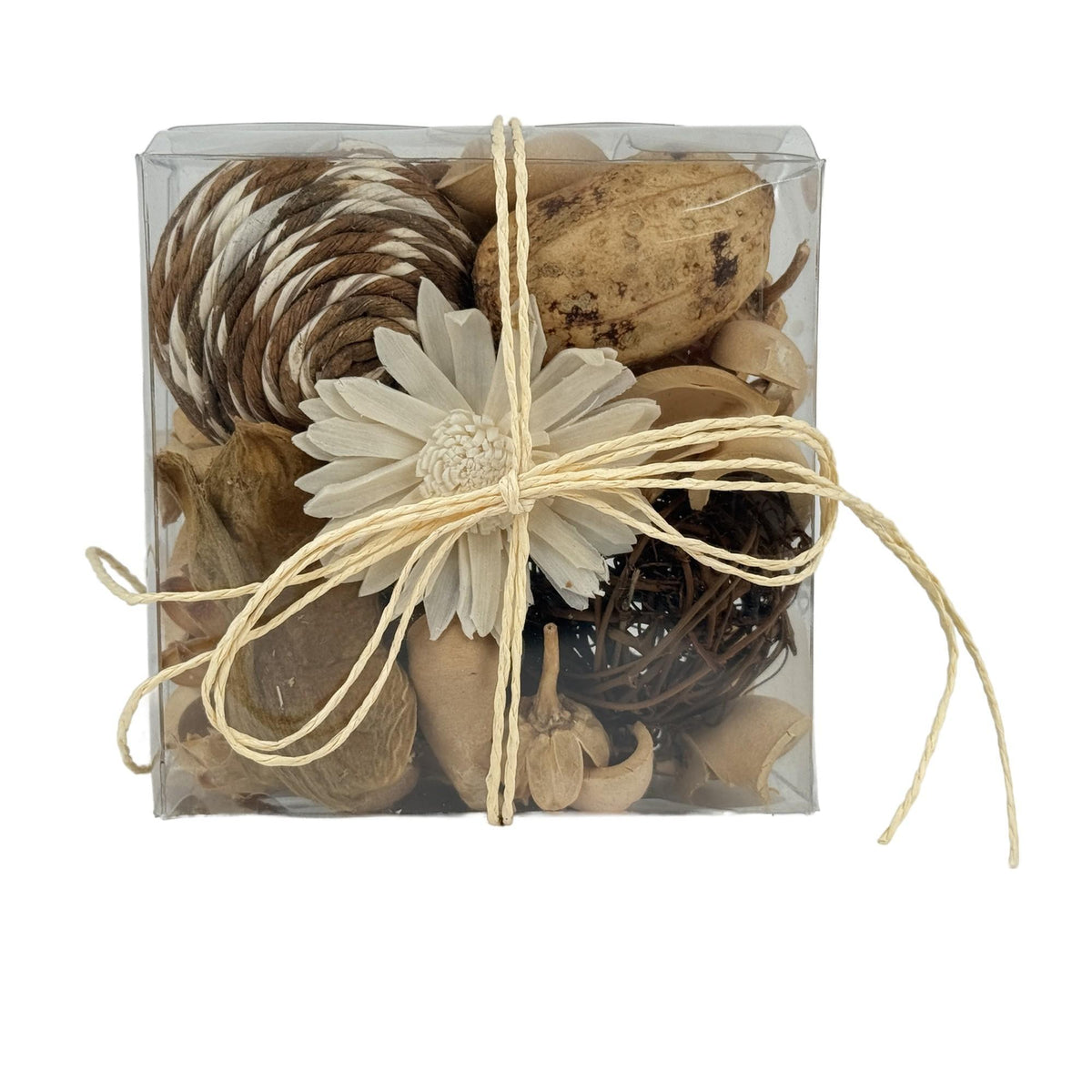 CAJA DE FLORES SECAS 12X12X6CM