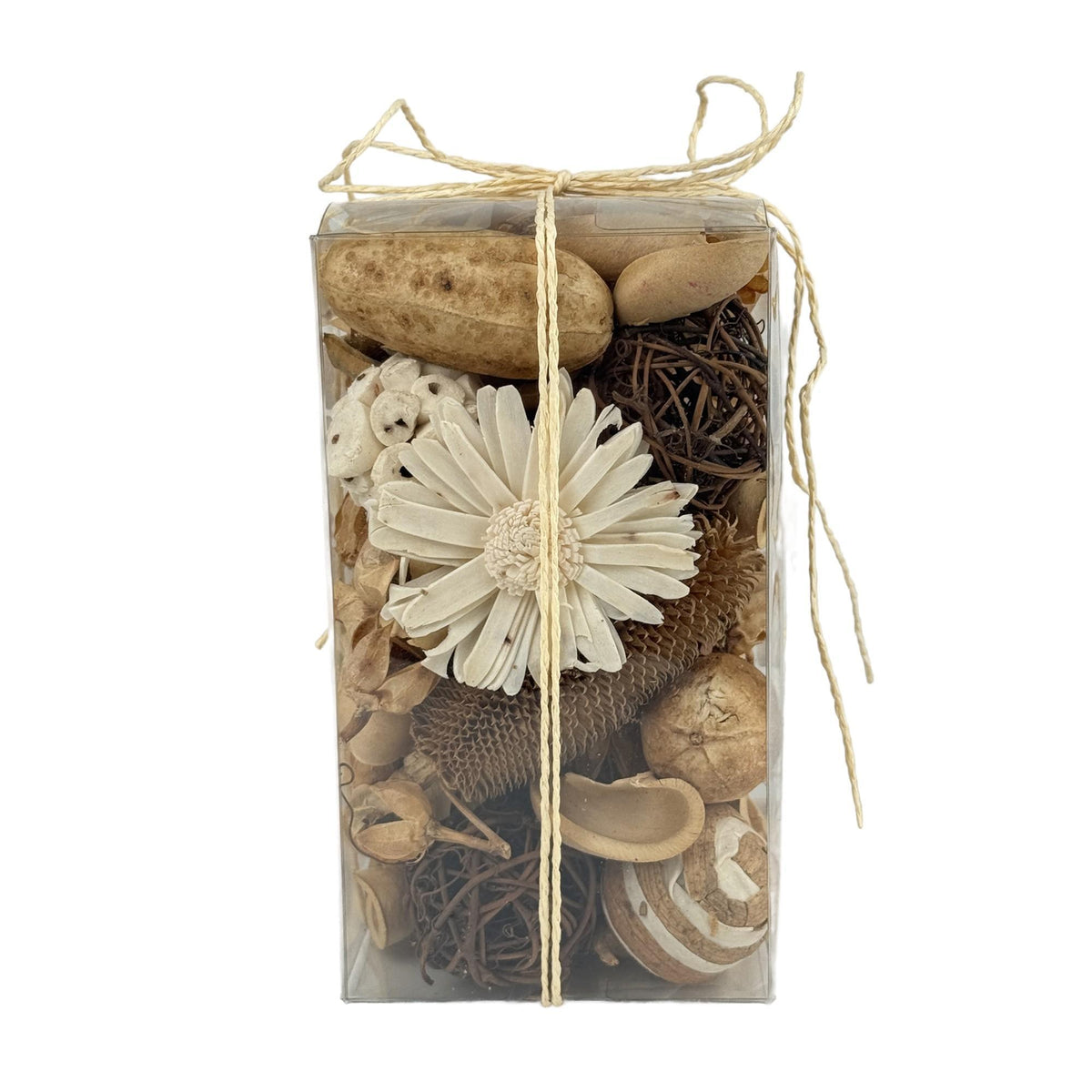 CAJA DE FLORES SECAS 10X10X18C