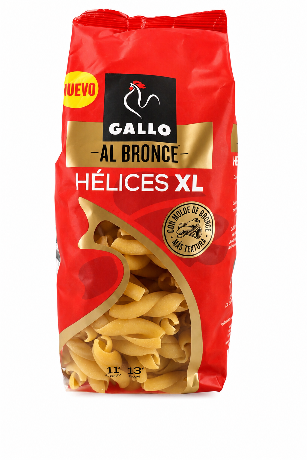 GALLO AL BRONCE PASTA HELICES XL 450 GR