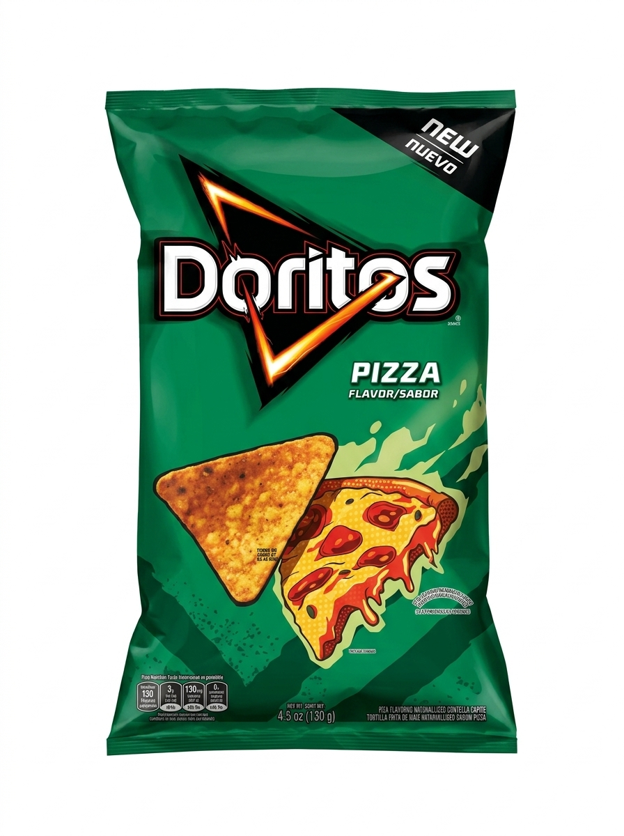 FRITO LAY DORITOS SABOR PIZZA 130 GR