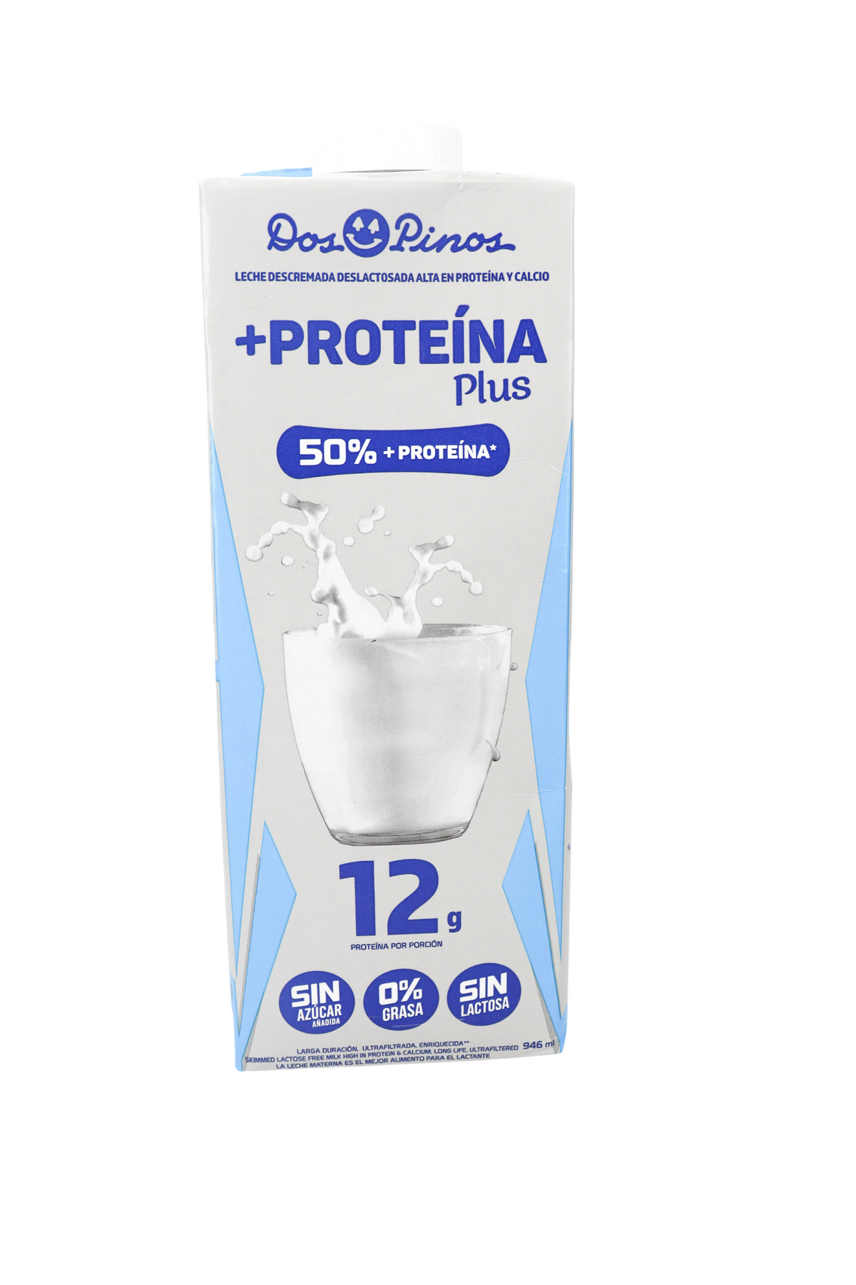 DOS PINOS LECHE 50% + PROTEINA PLUS DESCREMANA S/LACTOSA 1 LT