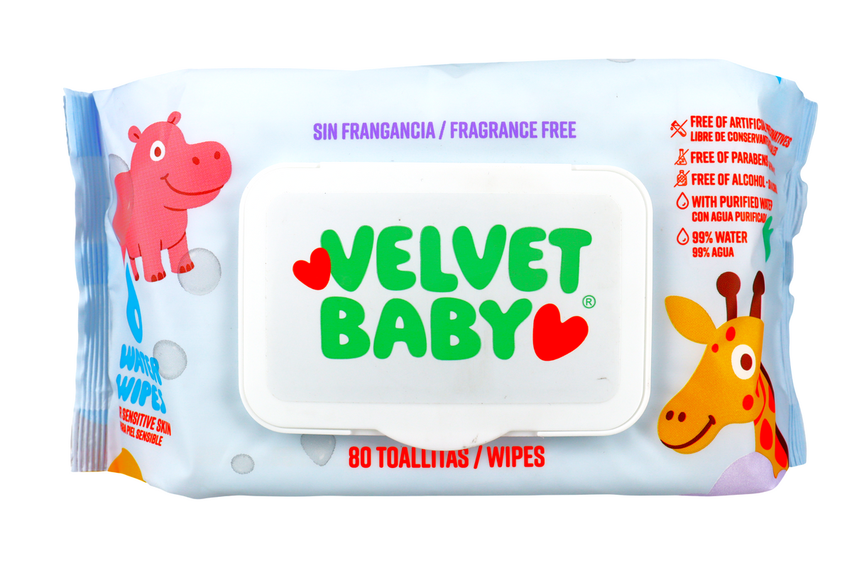 VELVET BABY TOALLAS HUMEDAS SIN FRAGRANCIA 80 UND