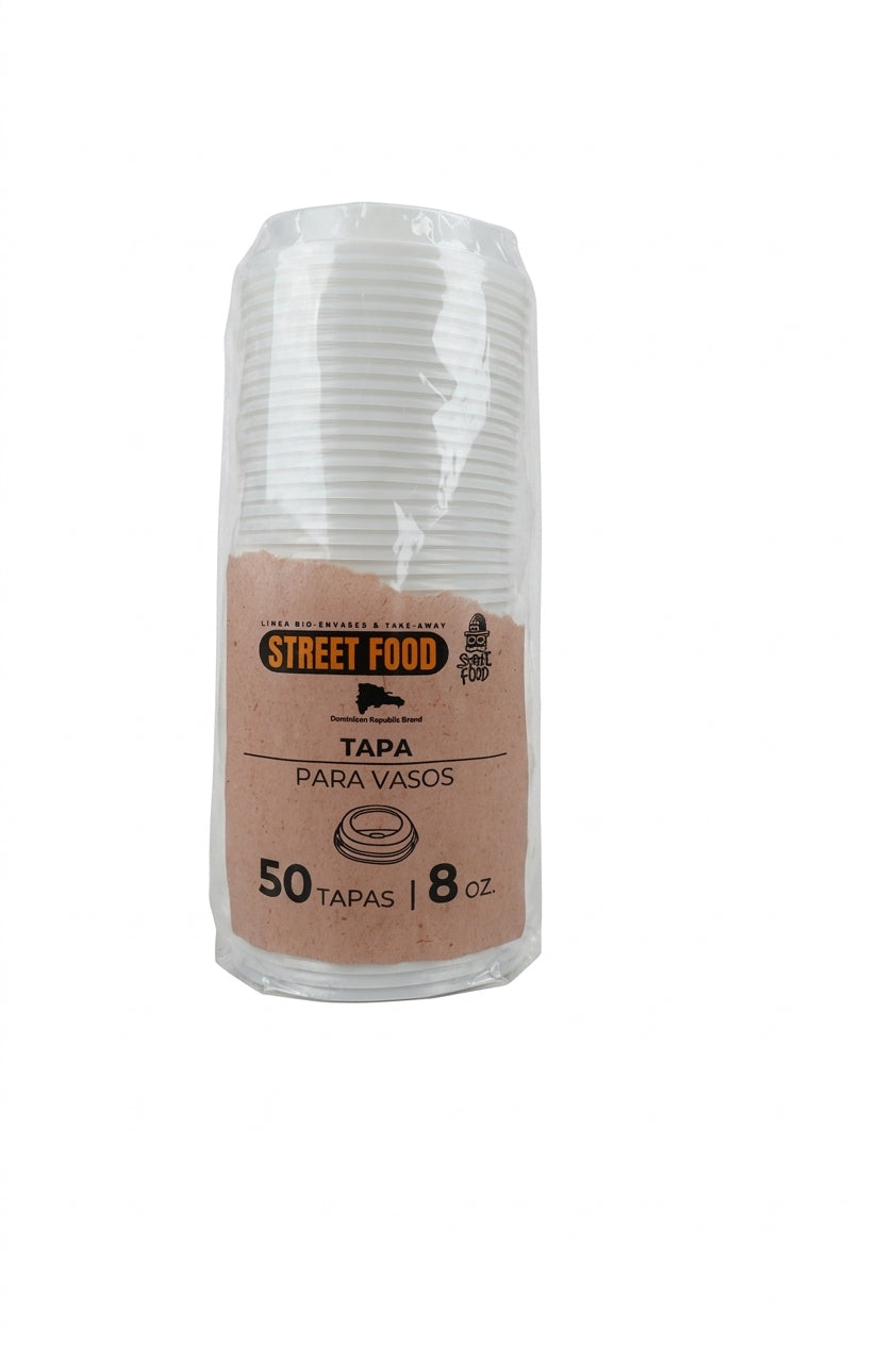 STREET FOOD TAPAS NP PARA VASOS DE CAFE 50 UND 8 ONZ