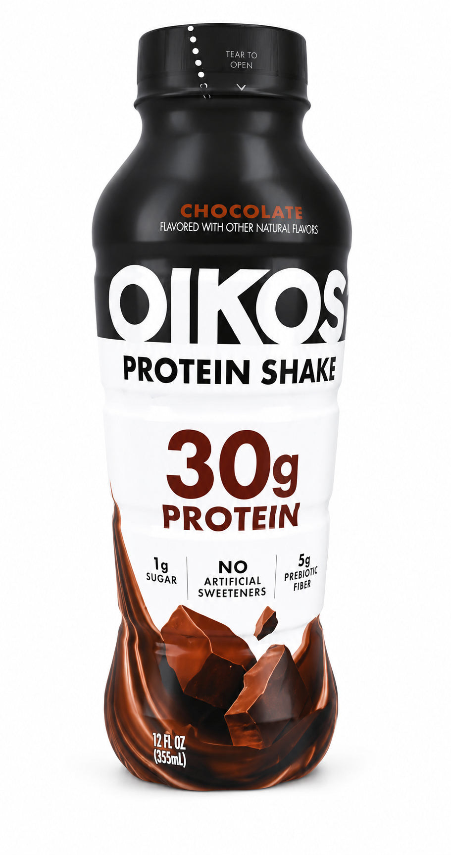 OIKOS CHOCOLATE PROTEIN SHAKE 12 OZ