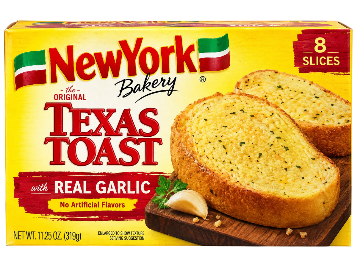 NEW YORK BAKERY TEXAS TOAST GARLIC 11.2 OZ