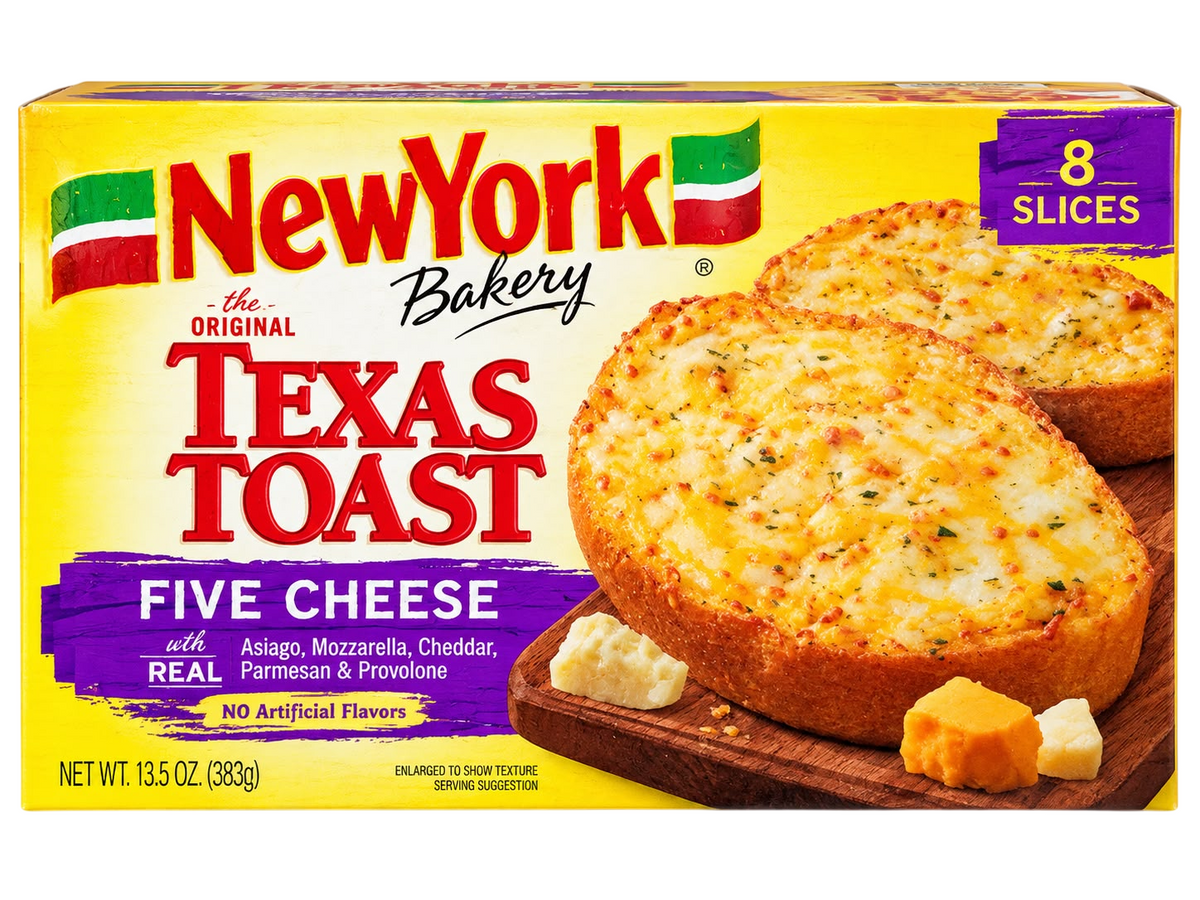 NEW YORK BAKERY TEXAS TOAST 5 CHEESE 13.5 OZ