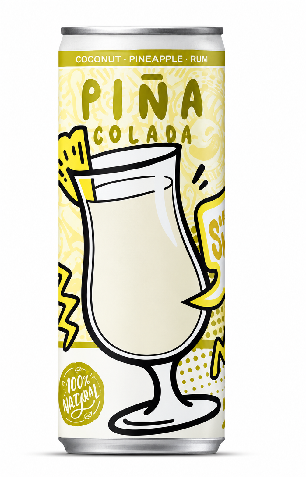 SUNPLAY COCKTAIL PINA COLADA CAN 250 ML