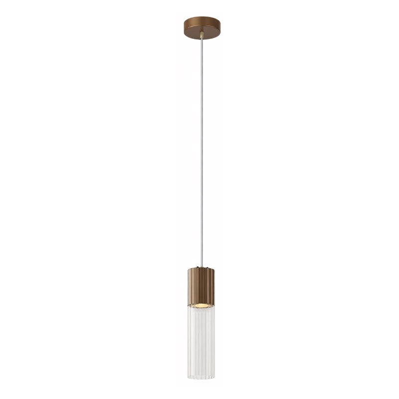 LAMP.  DE TECHO COLGANTE, GU10-25W AC. COFFE, 01132CF-1H HOME DELIGHT