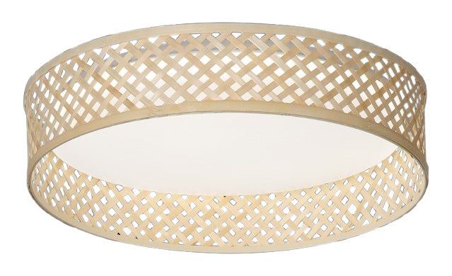 LAMP.  REDONDA DE TECHO PLAFON LED 30W, 43CM, 00877C-43-CCT AC. BAMBOO HOME DELIGHT