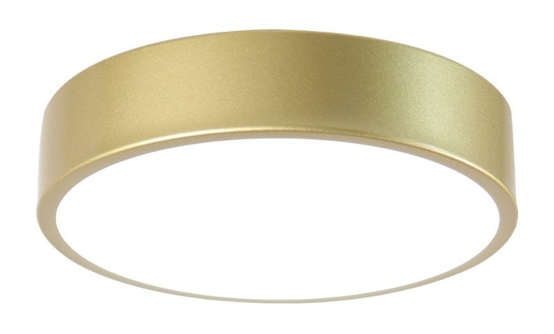 LAMP. REDONDA DE TECHO PLAFON LED 18W , 30CM, 01025C-GD-CCT AC. DORADO HOME DELIGHT
