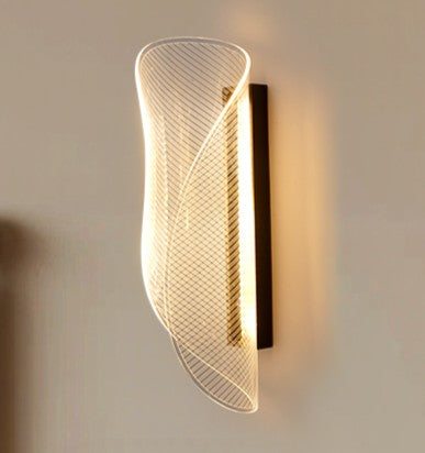 LAMP.PARED DECO.  LUZ LED 8W 3000K AC. CAFÃ‰ 00959W-CF-3K, HOME DELIGHT