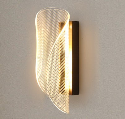 LAMP.PARED DECO.  LUZ LED 16W 3000K AC. CAFÃ‰ 00960W-CF-3K, HOME DELIGHT