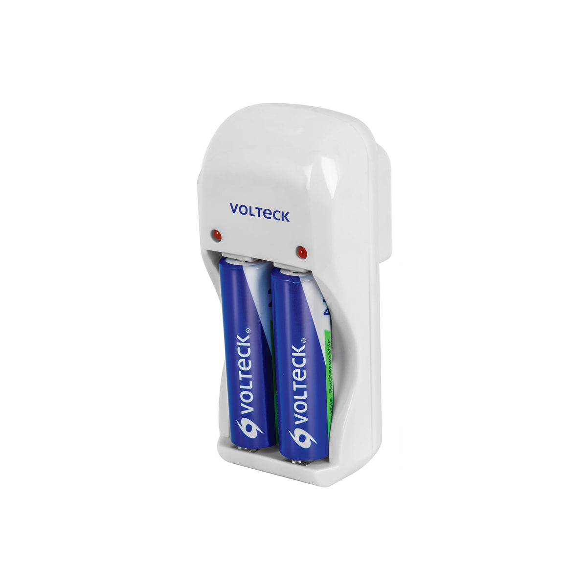 CARGADOR DE PILAS AA  AAA Y 9V INCLUYE 2 PILAS AA VOLTECK