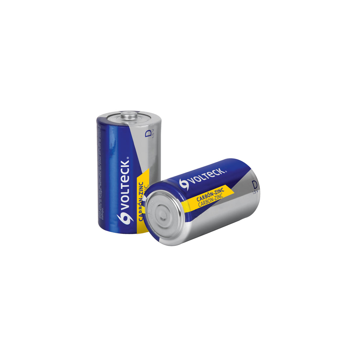 PILA ZINC-CARBON TAMANO D, BLISTER C/2 VOLTECH
