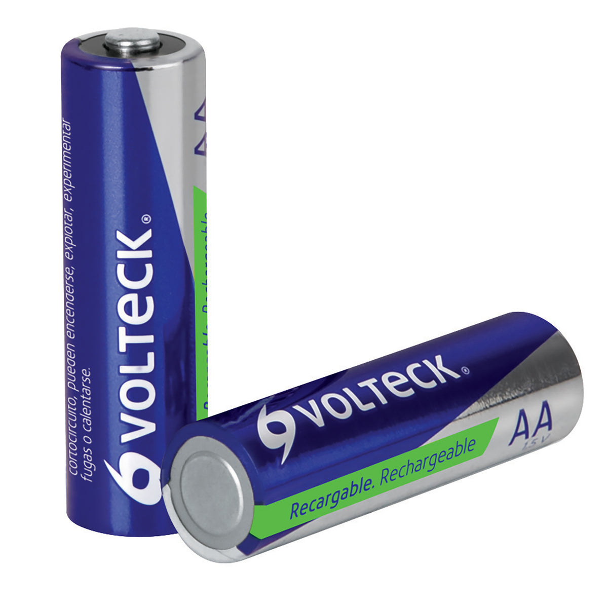 PILAS RECARGABLES AA,2500MAH,2 PIEZAS VOLTECK