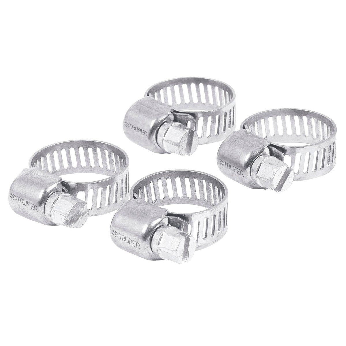 ABRAZADERA PARA MANGUERA DE 3/8'' A 5/8'' PEQUEÑA ACERO INOXIDABLE TRUPER - SUPERMIX