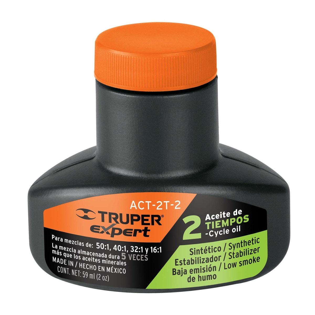 ACEITE 2 TIEMPOS DE 2OZ PARA MOTOR SINTETICO TRUPER EXPERT - SUPERMIX