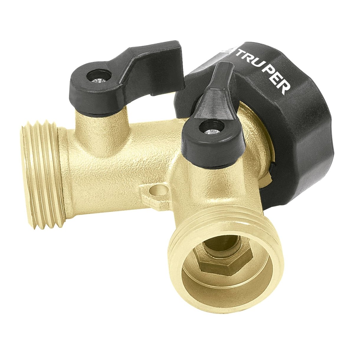 ADAPTADOR "Y" DE MANGUERAS ENTRADA/SALIDA DE 3/4'' DE LATON TRUPER - SUPERMIX