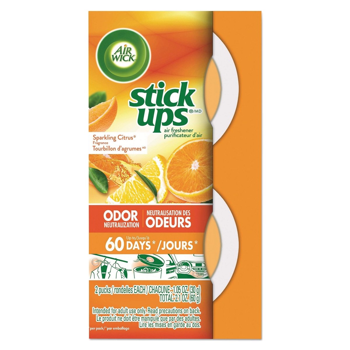 AIR WICK AMBIENTADOR STICK UPS SPARKLING CITRUS 2PACK - SUPERMIX