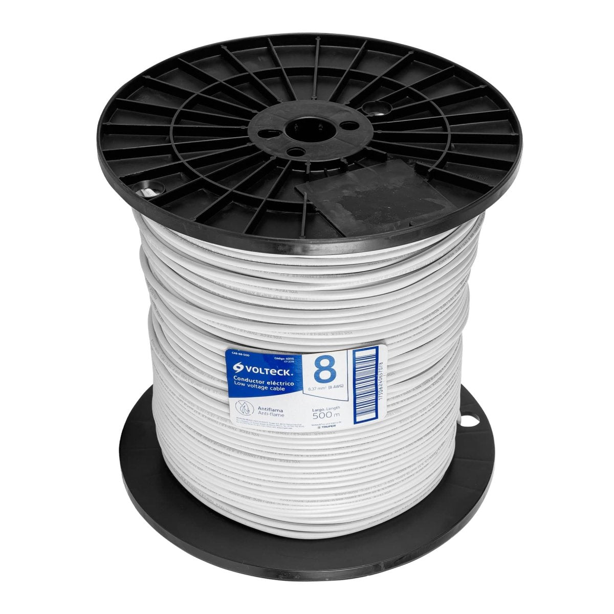 ALAMBRE THHW - LS 10 AWG STD NEGRO 600V VOLTECK - SUPERMIX