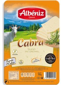 ALBENIZ QUESO DE CABRA LONCHAS 75 GR - SUPERMIX