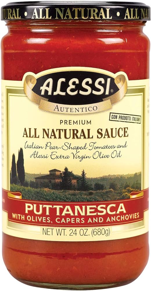 ALESSI SAUCE PUTTANESCA 24 OZ - SUPERMIX