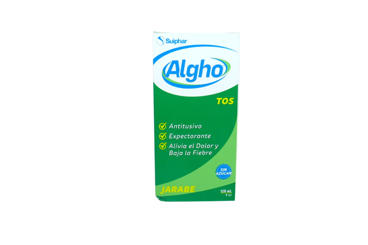 ALGHO TOS JARABE 120ML 4 ONZ - SUPERMIX