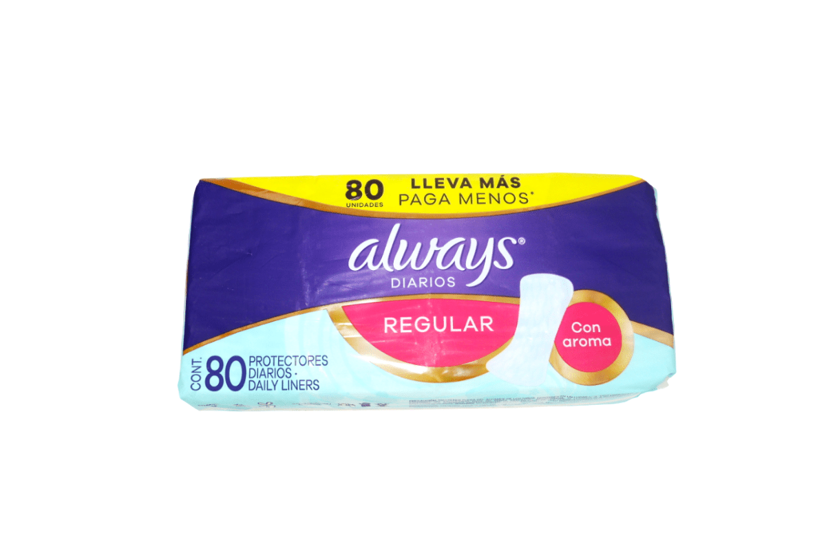 ALWAYS TUALLA SANITARIA DIARIOS CON PERFUMES 80 - SUPERMIX