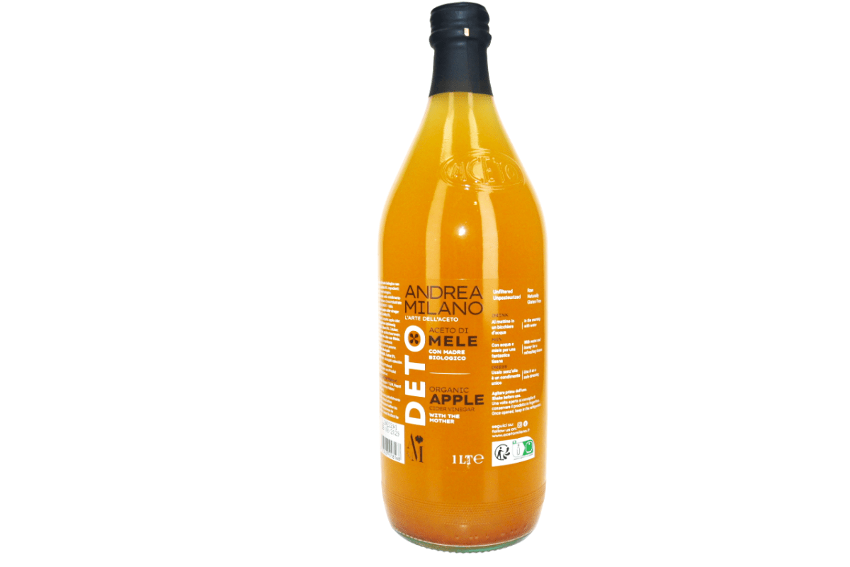 AM VINAGRE DE MANZANA ORGANICO WITH MOTHER 1 LT - SUPERMIX