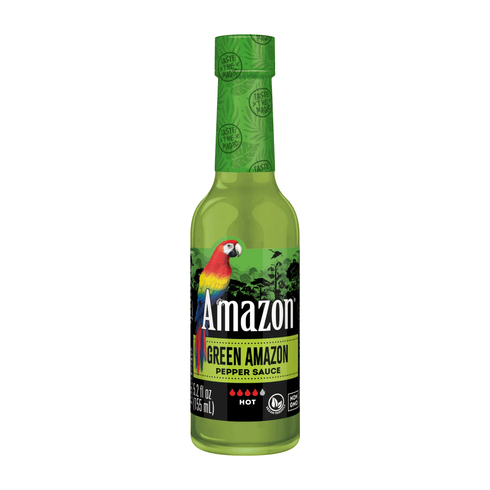 AMAZON GREEN PEPPER SAUCE HOT 5.2 OZ - SUPERMIX