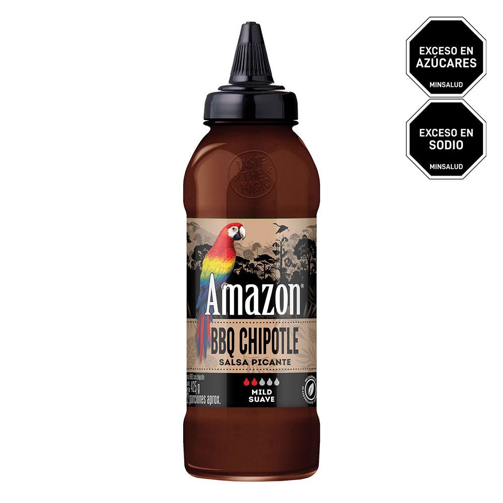 AMAZON SALSA BBQ CHIPOTLE 15 OZ - SUPERMIX