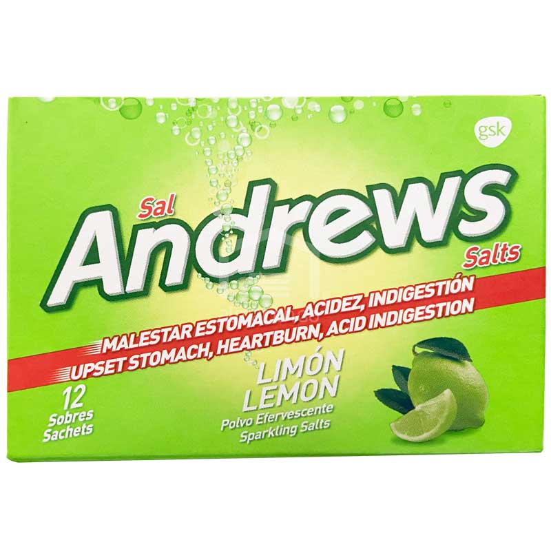 ANDREWS SAL LIMON 12 SOBRES - SUPERMIX