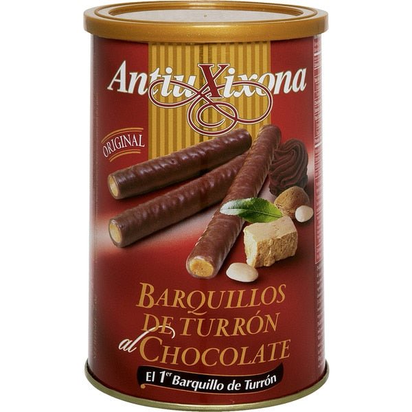 ANTIU XIXONA BARQUILLOS DE TURRON AL CHOCOLATE 200 GRS - SUPERMIX