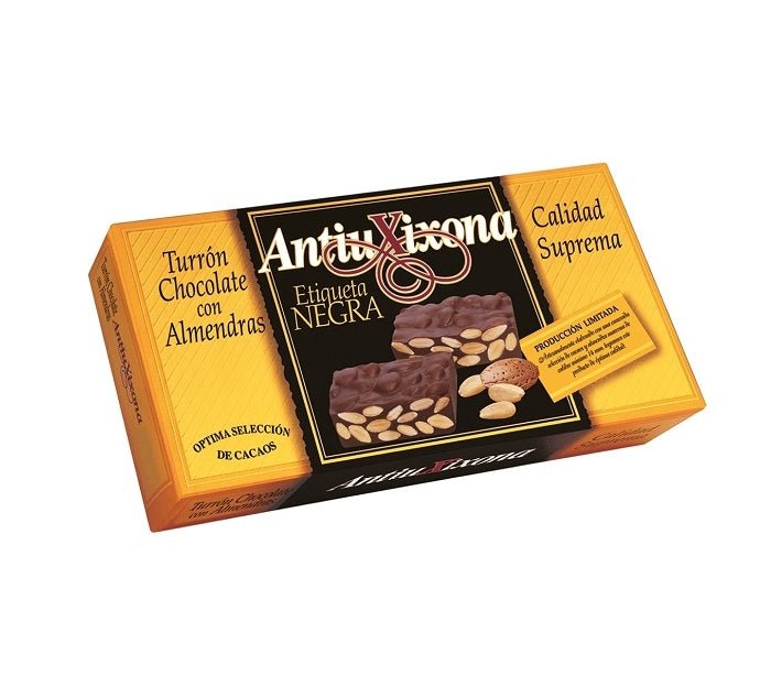 ANTIU XIXONA TURRON CHOCOLATE C/ ALMENDRA 200 GR - SUPERMIX