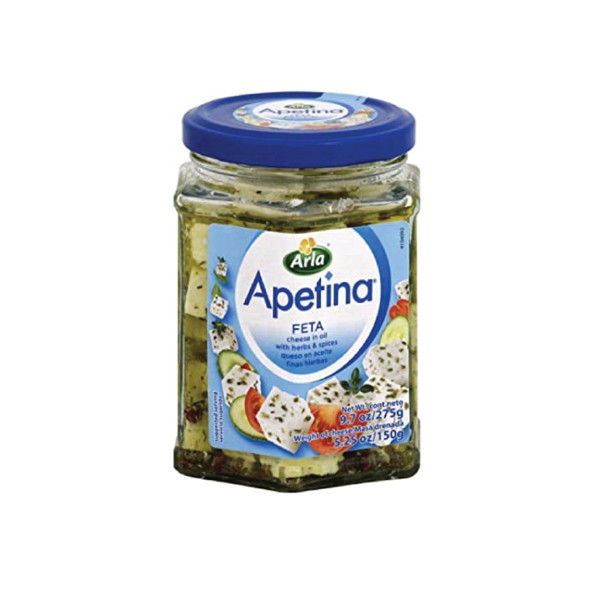 APETINA QUESO FETA ACEITE FRASCO 150 GRS - SUPERMIX