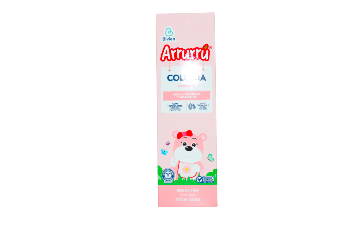 ARRURRU COLONIA ORIGINAL ROSADA 120ML - SUPERMIX