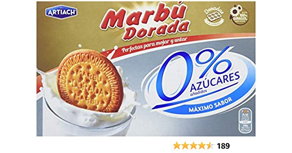 ARTIACH MARBU DORADA GALLETA MARIA 0% AZUCAR 400 GRS - SUPERMIX